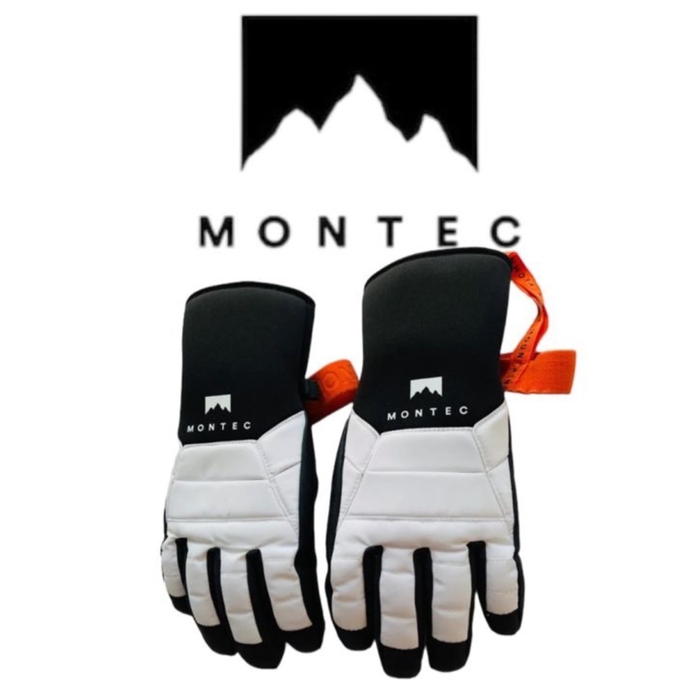 🖤❄️MONTEC Small Unisex Black White Snow gloves BRAND NEW❄️🖤